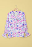 Cakewalk Floral Smocked Blouse