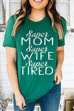 Women's Mother's Day Casual Short Sleeve T-Shirt Graphic Letter Print Top Mom Tee Blouse