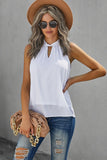 Keyhole Halter Neck Tank