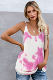 Tie Dye Print Knit Tank Top