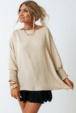 Pink Pink Smocked Wrist Shift Top