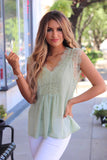 From A Dream Lace Tank Top with Vest