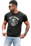 Playing Ball Y'all Baseball Print Slim Fit Short Sleeve Men's T Shirt