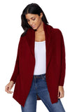 Chunky Knit Open Front Dolman Cardigan