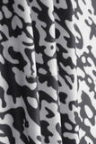 Leopard Printed Long Sleeve Contrast Trim Sweatshirt