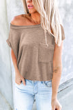 Pocketed Tee with Side Slits