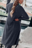 Slouchy Pocketed Knit Longline Cardigan