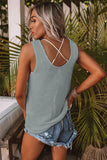 Waffle Texture Tank Top