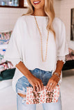 Pink Pink Smocked Wrist Shift Top