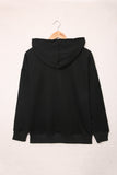 Snap Button Pullover Hoodie with Pocket