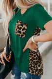 Printed Splicing T-Shirt
