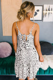 Tiered Leopard Babydoll Dress