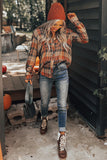Plaid Pocket Buttoned Long Sleeve Shirt