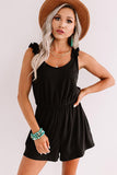 Ruffled Straps Sleeveless Romper