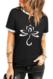 Plant Graphic Print Short Sleeve T Shirt