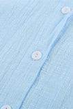 Turn-down Collar Button Front Tank