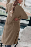 Slouchy Pocketed Knit Longline Cardigan