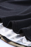 Printed Splicing T-Shirt