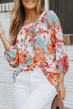 color Palettes Floral Print Blouse