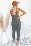 Sleeveless Wide Leg Loose Jumpsuit with Pocket