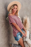 Pocketed Tee with Side Slits