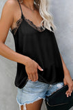 Eyelash Lace Trim Cami Tank