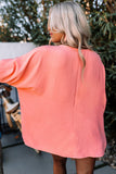 Pink Pink Smocked Wrist Shift Top
