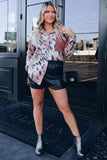 Himalayan Plush Animal Print Shirt