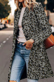 Print Lapel Coat