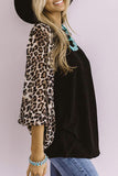 Sweet Spot Leopard Shift Top