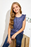 Ruffled Little Girl Tank