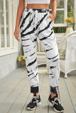 Pocketed Tie-dye Print Joggers