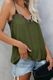 Eyelash Lace Trim Cami Tank