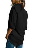 Stylish Button Detail Long Sleeve Blouse