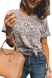 Animal Print Casual T-shirt
