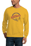 Crew Neck Spaceship Graphic Men's Pullover Sweatshirt