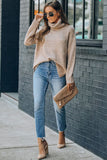 High Waist Ankle-Length Skinny Jeans