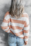 Striped Colorblock Knit Sweater