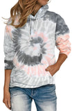Tie Dye Pattern Hoodie