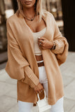 Chunky Knit Open Front Dolman Cardigan