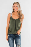 Twist Hem Tank Top
