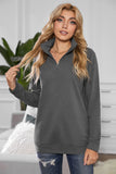 Zip Collar Sweatshirt