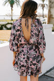 Ruffle Tiered Babydoll Style Mini Dress