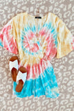 Soakin' Up The Sun Tie Dye Romper