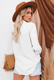 Turn-down Collar Pocketed Button Shirt