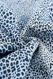 Leopard Print Button Loose Shirt Dress