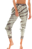 Pocketed Tie-dye Print Joggers