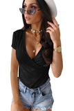 Surplice V Neck Tee