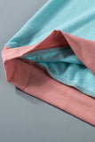 Colorblock Thumbhole Sleeved Sweatshirt