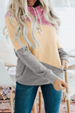 Colorblock Pocketed Hoodie